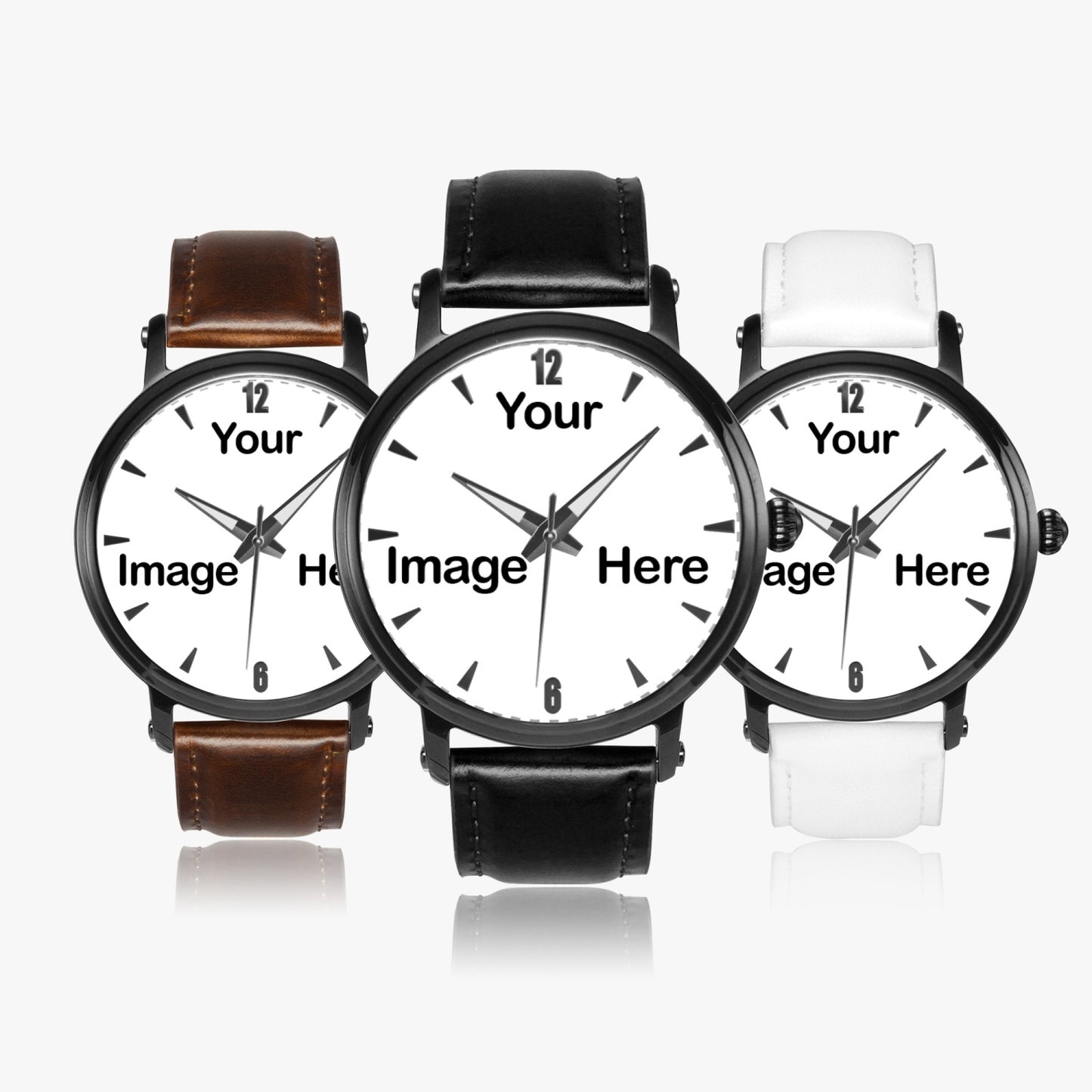Personalized Photo 46mm Unisex Automatic Watch(Black)